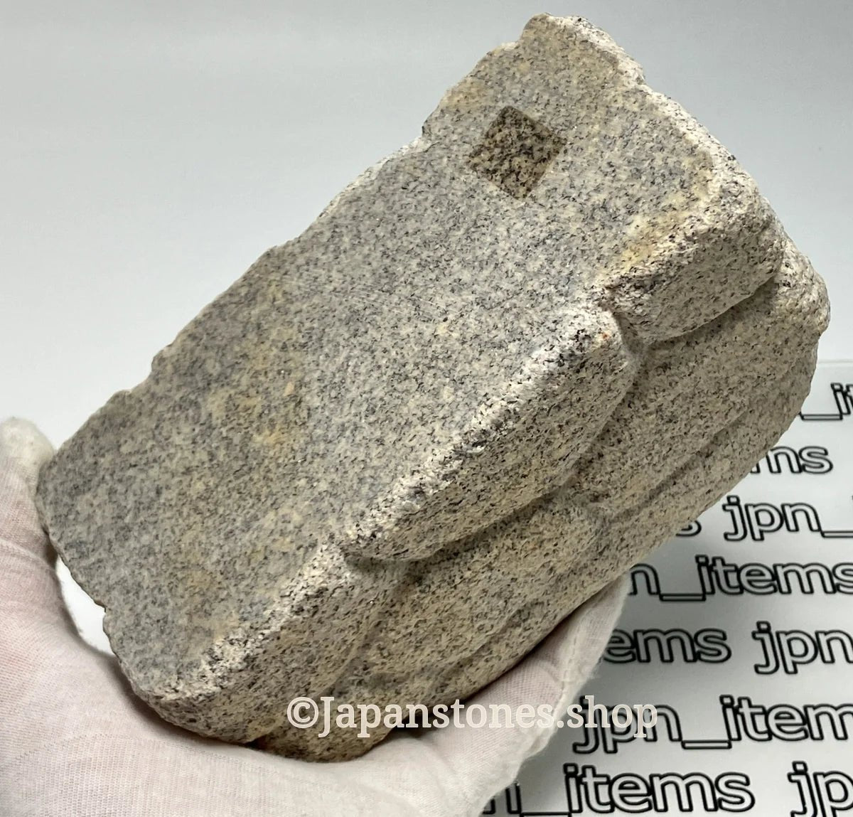 Sleeping Cat Kitten Statue Granite Stone Sculpture Handmade Japanese Garden — product photo 3 of 31
