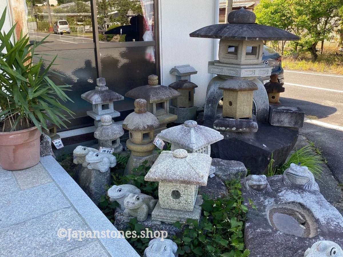 Owl Granite Gray Stone Sculpture Handmade Japanese Garden Bird — product photo 23 of 23