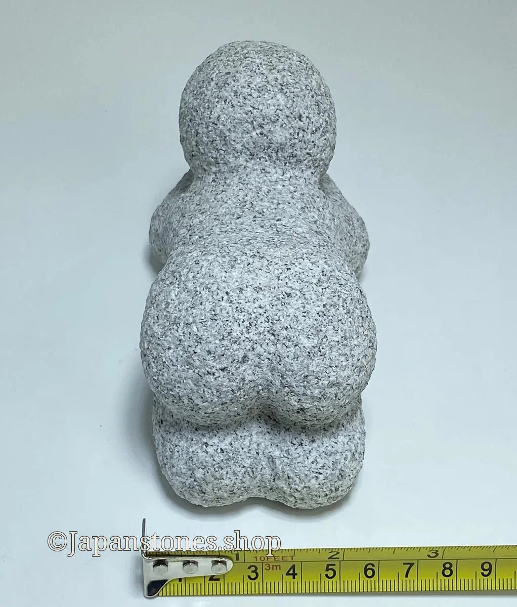 The Man Who Keeps Reading | Japanese Granite Sculpture — product photo 8 of 15