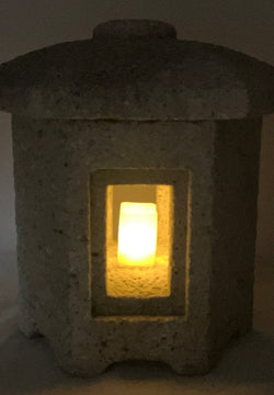 Zen Small Sunshoan Stone Lantern Tourou Granite Japanese Garden Ornament Statue