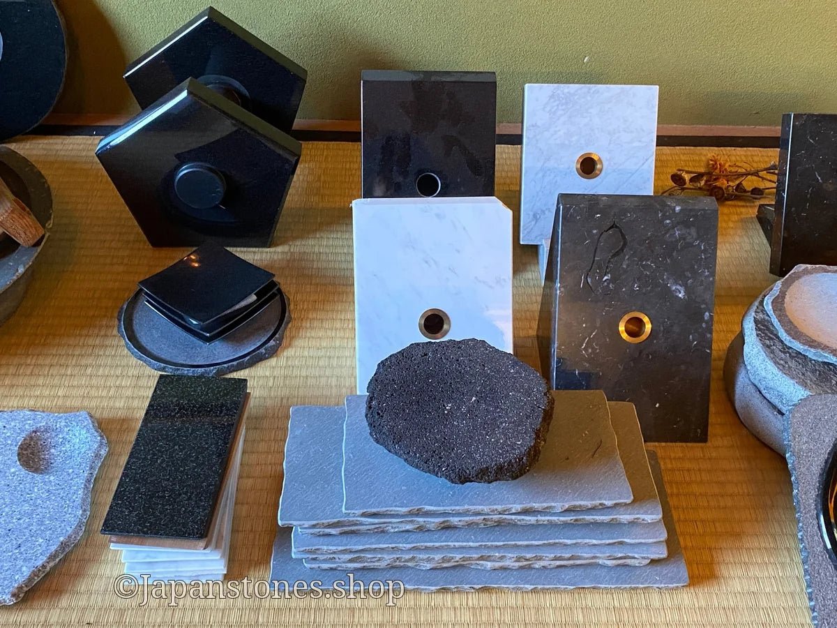 Sushi Kaiseki Sushigeta Food Plate India Granite Black Stone Japan — product photo 24 of 29