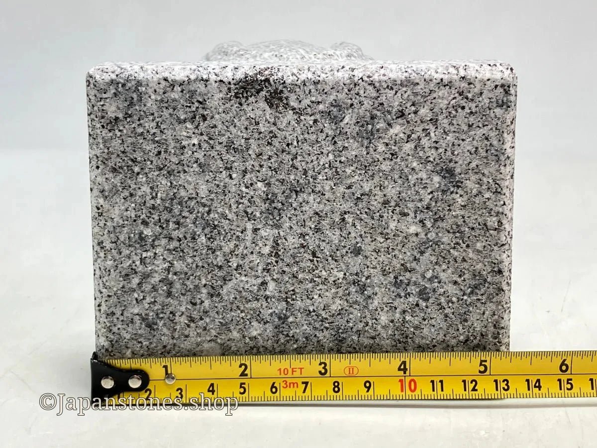 Okazaki Natsuyama Granite Stone Jizo Statue – Hand-Carved Japanese Garden — product photo 10 of 25