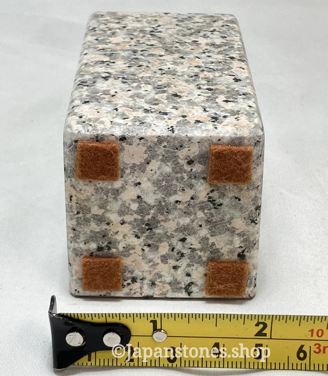 Gray Pink Mannari Stone Granite Vase Japanese Ornament Statue — product photo 15 of 27