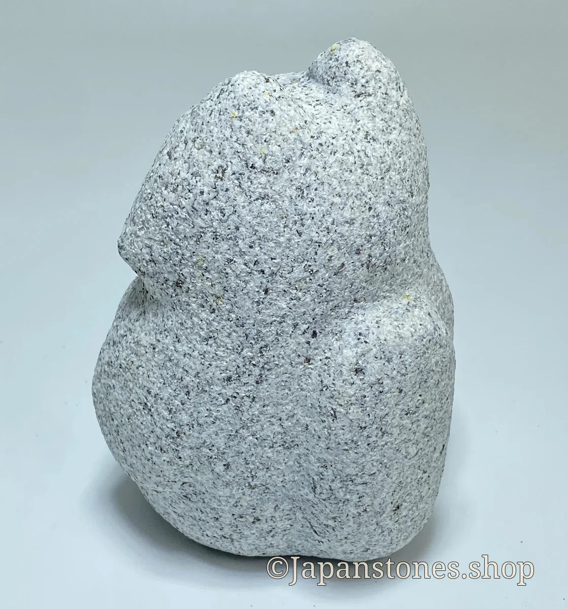 Japanese Raccoon Dog Tanuki Stone Statue | Hanazawa Granite, 4.72 in — product photo 16 of 20