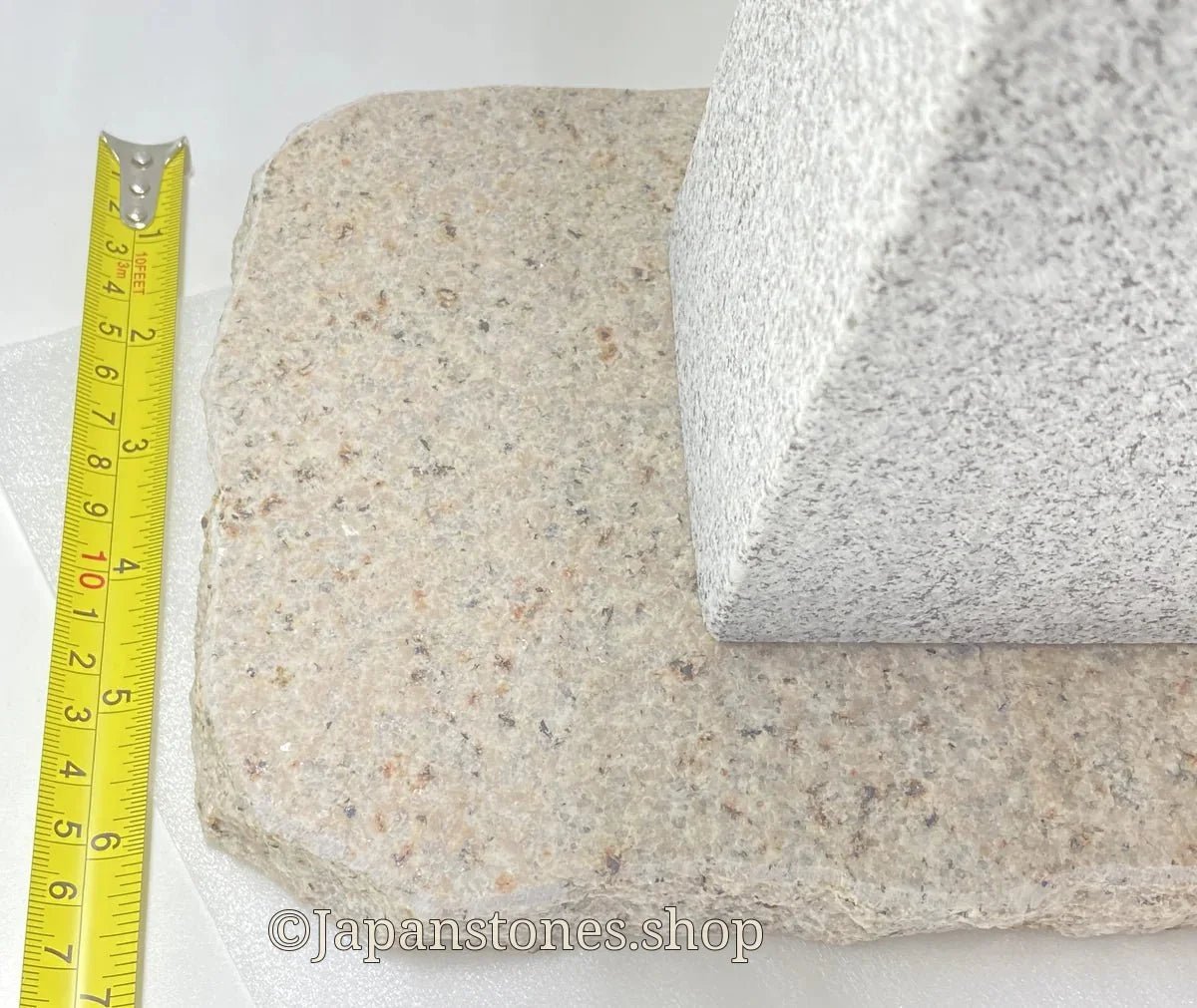 Zen Granite Gray Oribe Stone Lantern Tourou Japan Garden Statue 23.5 inch — product photo 12 of 35