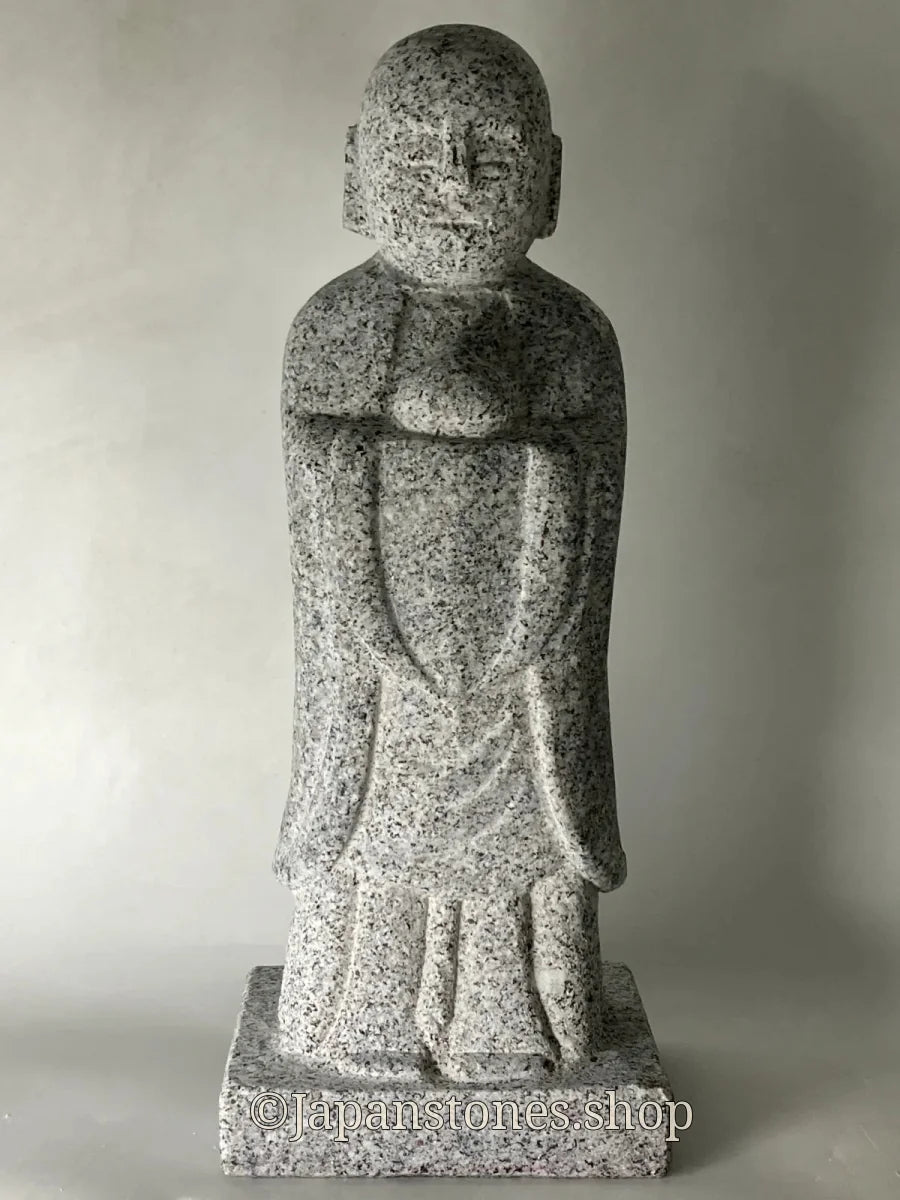 Okazaki Natsuyama Granite Stone Jizo Statue – Hand-Carved Japanese Garden — product photo 1 of 25