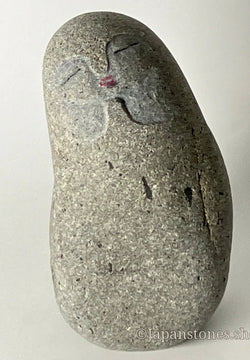 Small Pebble Stone Virgin Mary Statue Handmade Japanese Type A