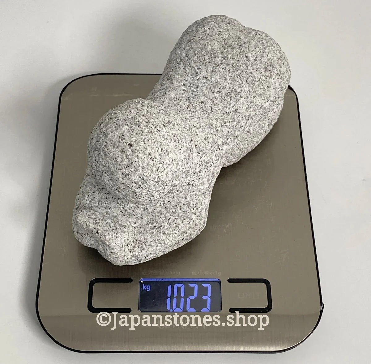 The Man Who Keeps Reading | Japanese Granite Sculpture — product photo 11 of 15