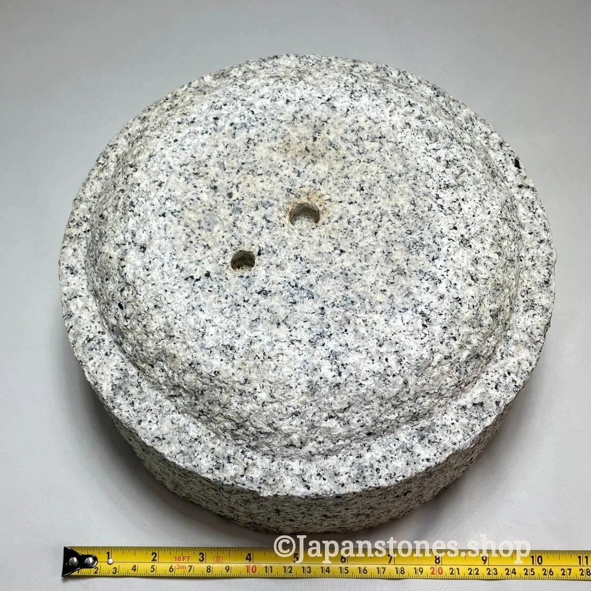Tsukubai Chozubachi Coin Granite Stone Japanese Garden — product photo 15 of 23