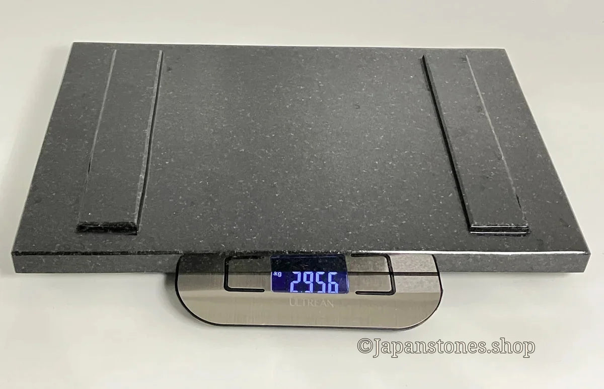 Sushi Kaiseki Sushigeta Food Plate India Granite Black Stone Japan — product photo 10 of 29