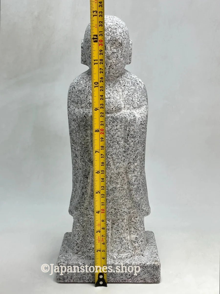 Okazaki Natsuyama Granite Stone Jizo Statue – Hand-Carved Japanese Garden — product photo 3 of 25