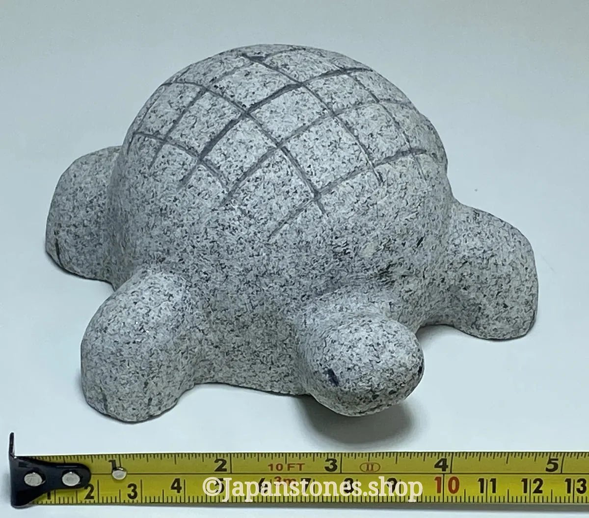 Japanese Turtle Stone Statue | Hanazawa Granite, 4.92 in — product photo 6 of 17