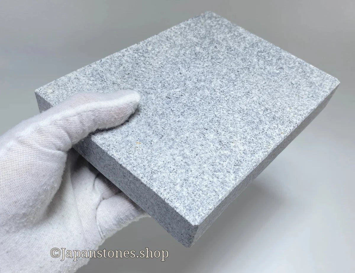 Hand-Carved Japanese Granite Sitting Cat Statue | Hanazawa Kome Stone — product photo 13 of 23