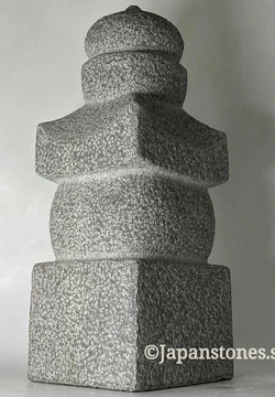 Gorinto Medium Andesite Gray Stone Japanese Garden Statue