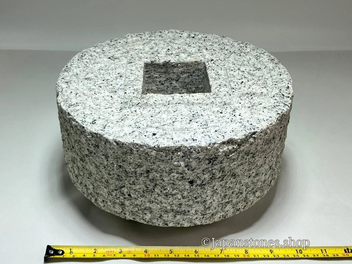 Tsukubai Chozubachi Coin Granite Stone Japanese Garden — product photo 9 of 23