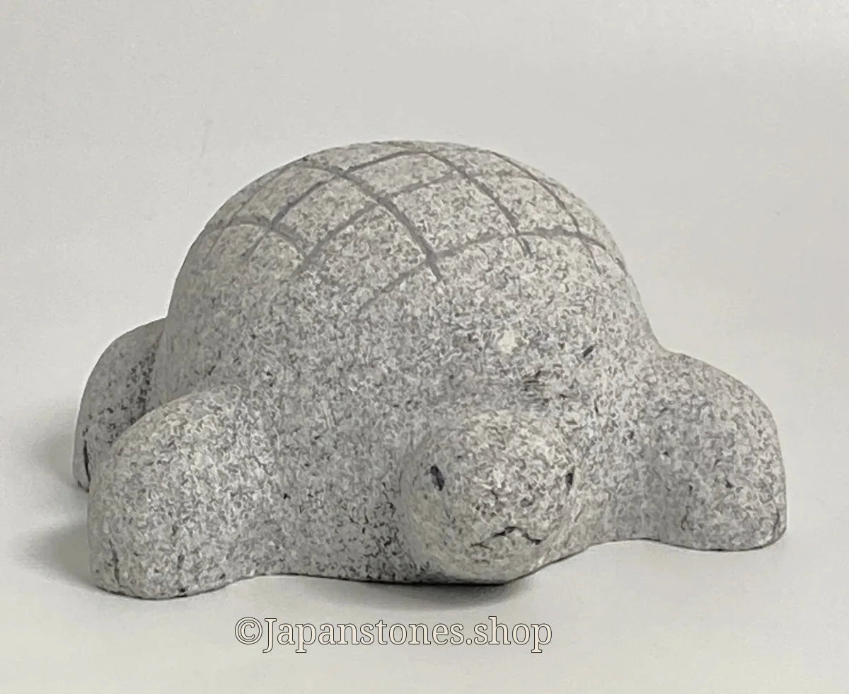 Japanese Turtle Stone Statue | Hanazawa Granite, 4.92 in — product photo 1 of 17