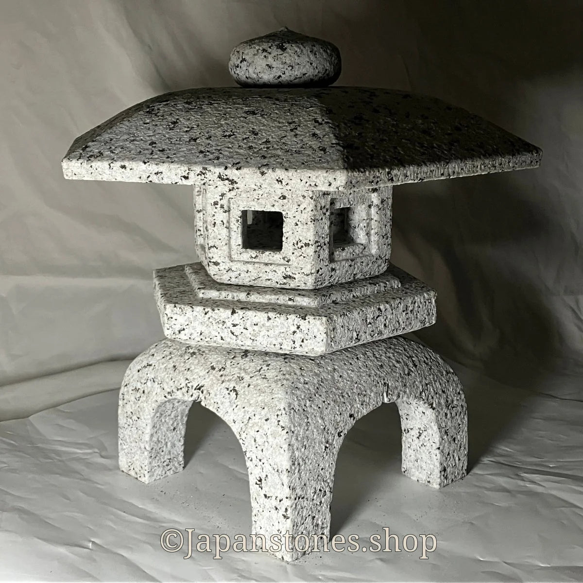 Zen Stone Lantern Yukimi Tourou Medium Granite Japanese Garden Ornament Statue — product photo 36 of 42