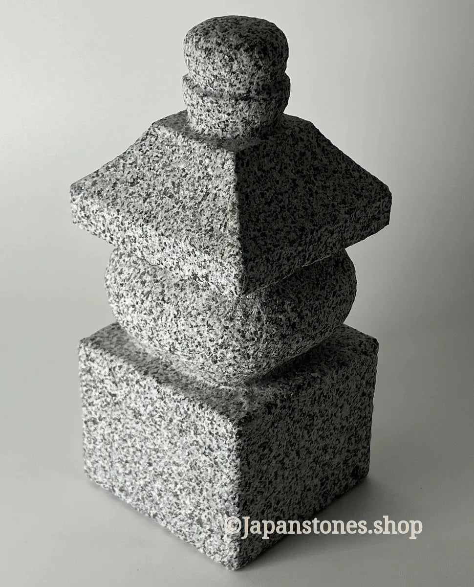 5.5 in One-Piece Gorinto – Japanese Granite Five-Element Pagoda for Zen Gardens — product photo 17 of 25