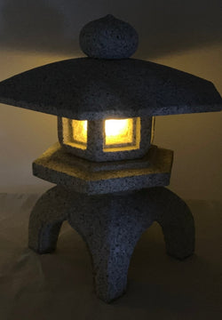 Zen Small Yukimi Stone Lantern Tourou Granite Japanese Garden Ornament Statue