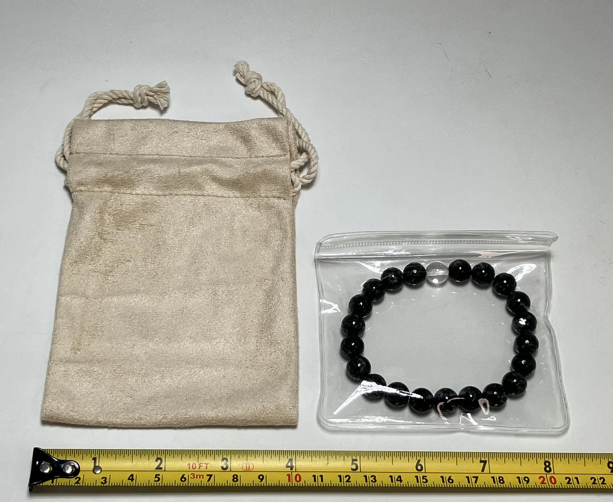 For Women Bichu Black Blue Diorite Stone Mala Beads Juzu Bracelet Japanese 10mm