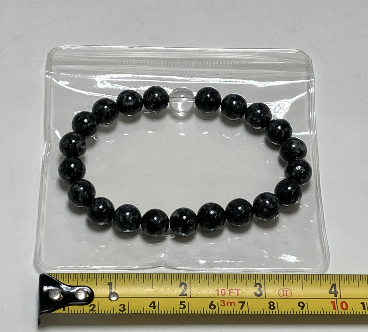 For Women Bichu Black Blue Diorite Stone Mala Beads Juzu Bracelet Japanese 10mm