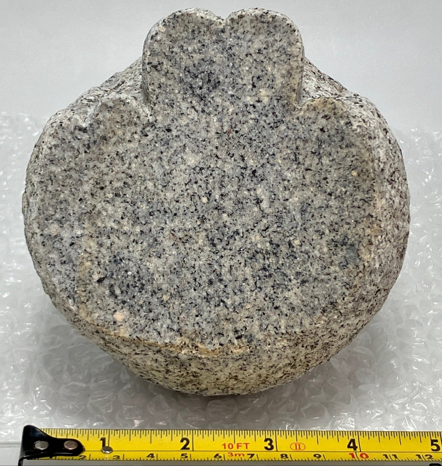 Male Tanuki Statue Hand-Carved Granite Stone Japanese Raccoon Dog - japanstones.shop