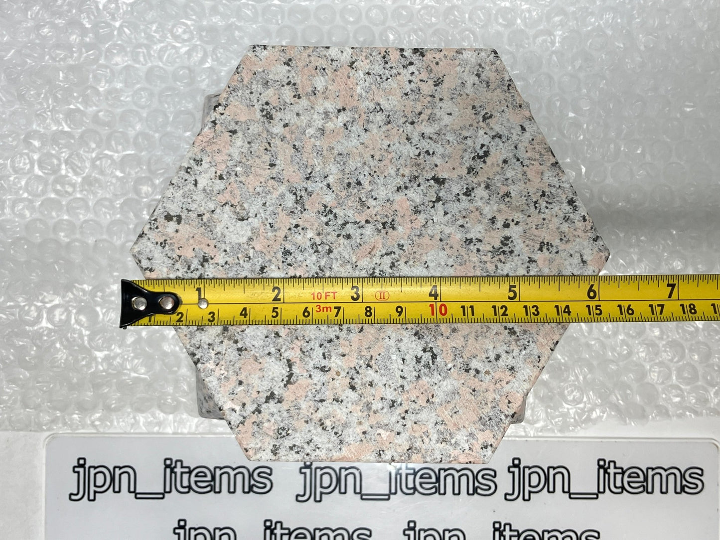 Zen Pink Gray Yukimi Stone Lantern