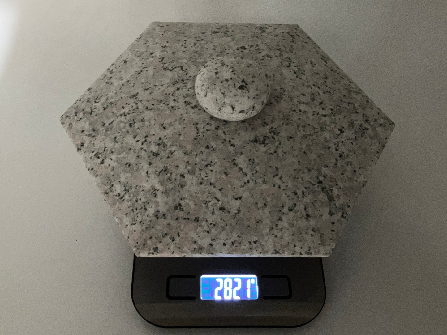 Zen Pink Gray Yukimi Stone Lantern