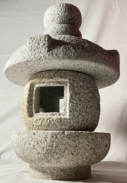 Stone Lantern Misaki Tourou Medium Granite Japanese Garden Ornament Statue Japan