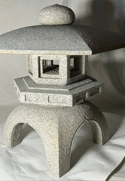 Zen Large Stone Lantern Yukimi Tourou Granite Japanese Garden Ornament Statue