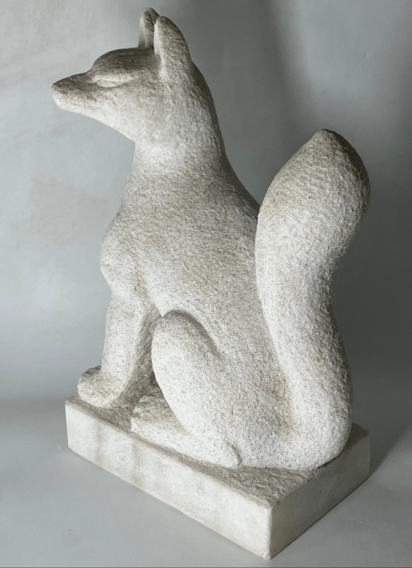 white stone fox - japanstones.shop