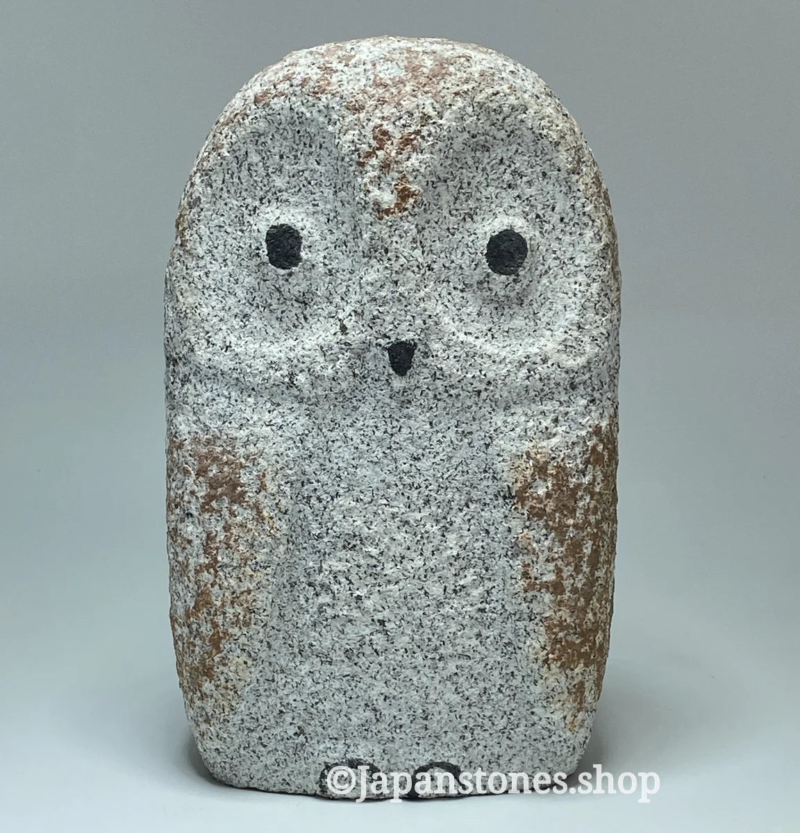 Mini Owl Statue | Okazaki Nakame Granite, 9 in