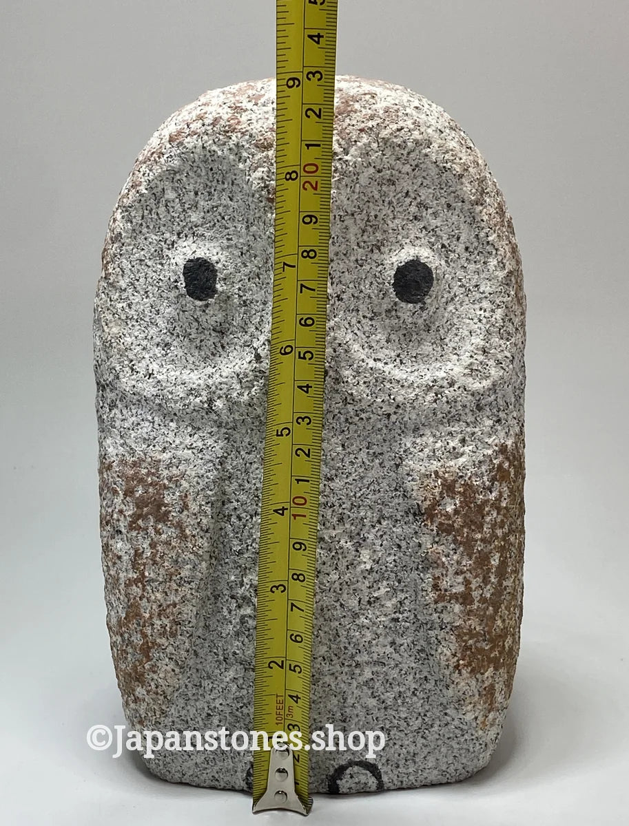 Mini Owl Statue | Okazaki Nakame Granite, 9 in
