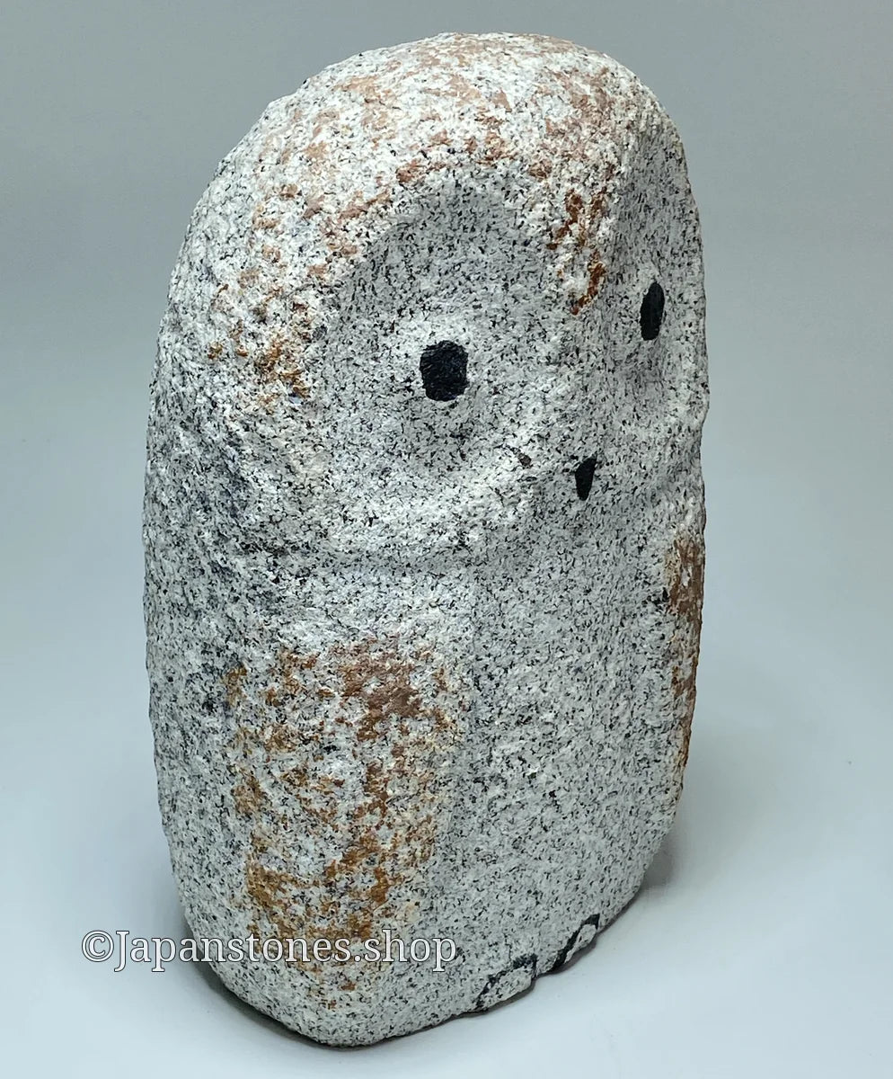 Mini Owl Statue | Okazaki Nakame Granite, 9 in
