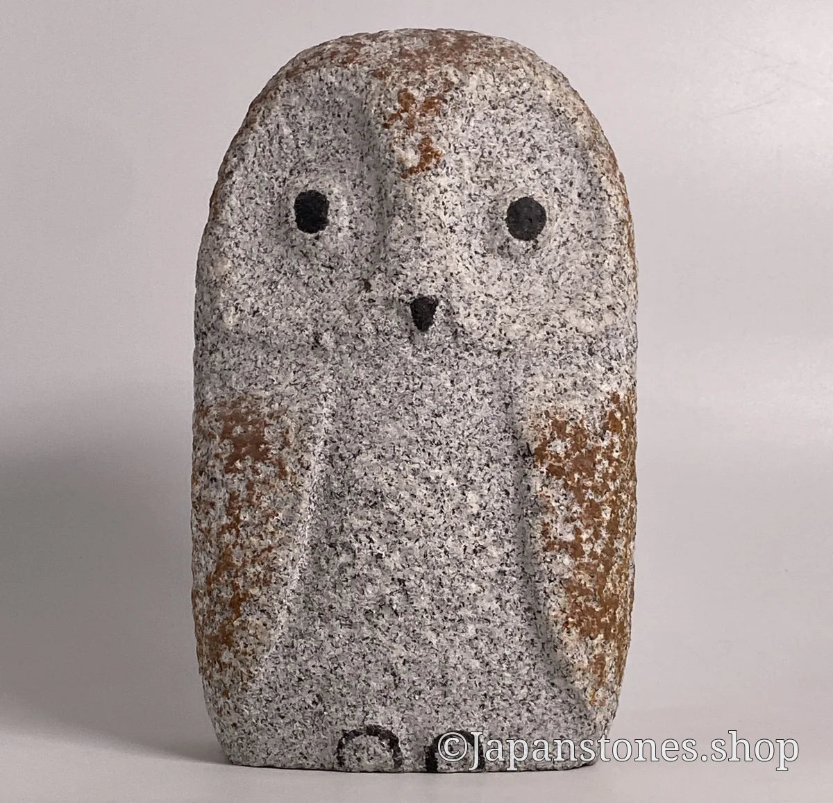 Mini Owl Statue | Okazaki Nakame Granite, 9 in